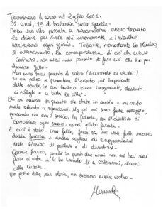 Testimonianza sul corso balbuzie da parte di un utente
